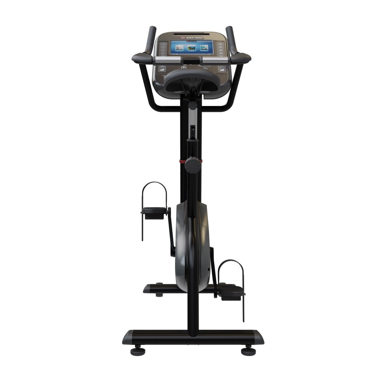 Star Trac 4 Series Upright Bike with 10″ Touchscreen – Ideal for Condo, Apartment, Hotels, School Gyms & Corporate Fitness - Fitness Depot Commercial Toronto